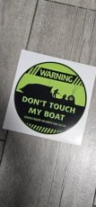 STIBOO Sticker  Don't touch my boat